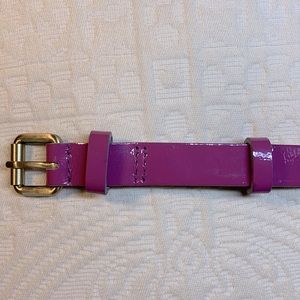 Boden Patent Leather Skinny Belt